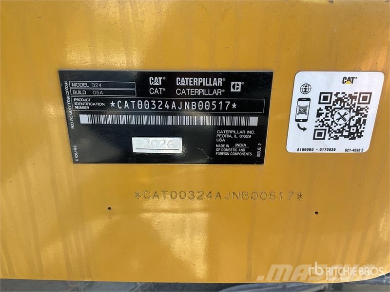 CAT 324 Tracked Excavator (Unused) Telakaivukoneet