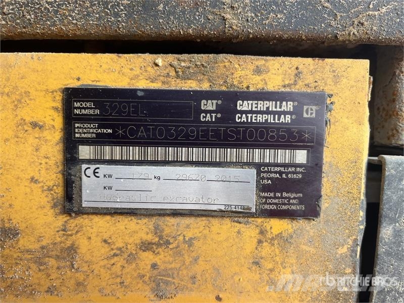 CAT 329EL Long Reach Tracked Excavator Bageri guseničari