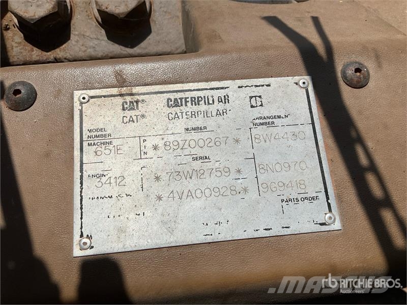CAT 631E Scrapers
