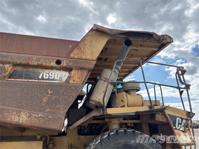 CAT 769D Tombereau Rigide Haul Truck 연결식 홀러