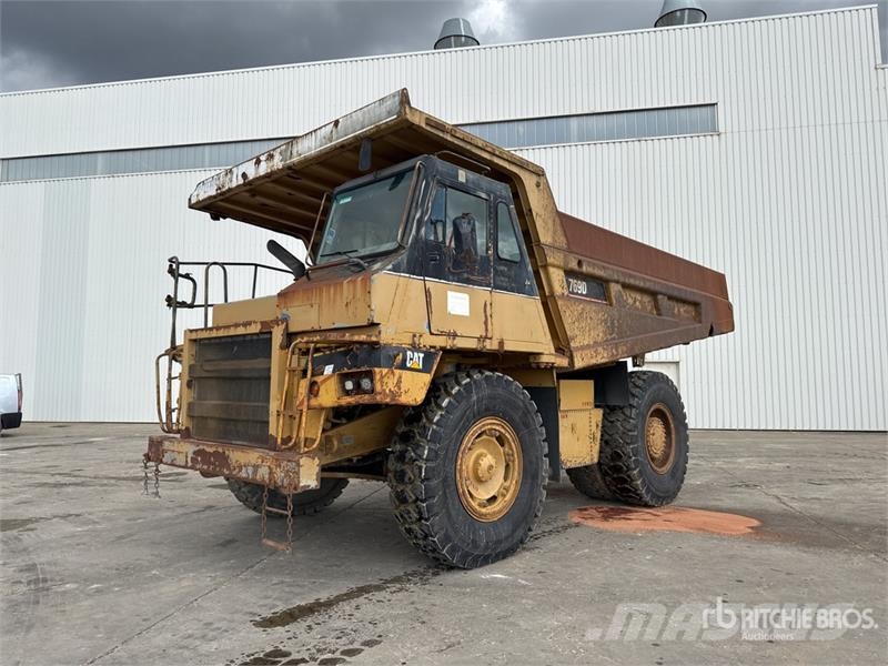 CAT 769D Tombereau Rigide Haul Truck 연결식 홀러