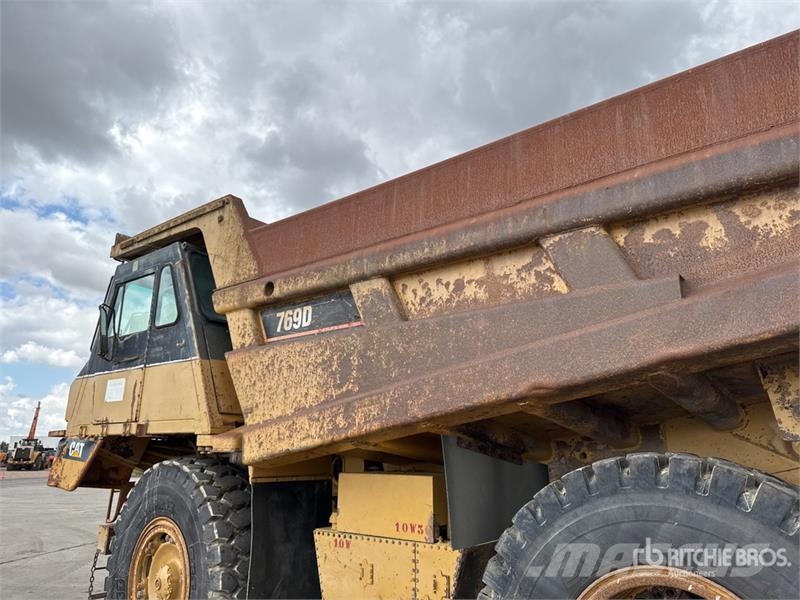 CAT 769D Tombereau Rigide Haul Truck 연결식 홀러