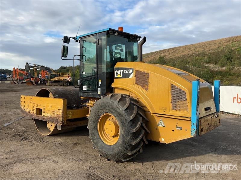 CAT 78B Smooth Drum Compactor Enkelt tromle