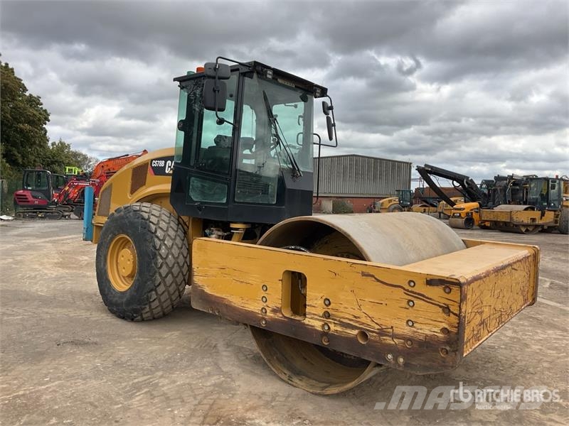 CAT 78B Smooth Drum Compactor مداحل أحادية الأسطوانة