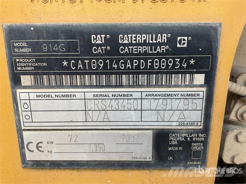 CAT 914G Wheel Loader Wheel loaders