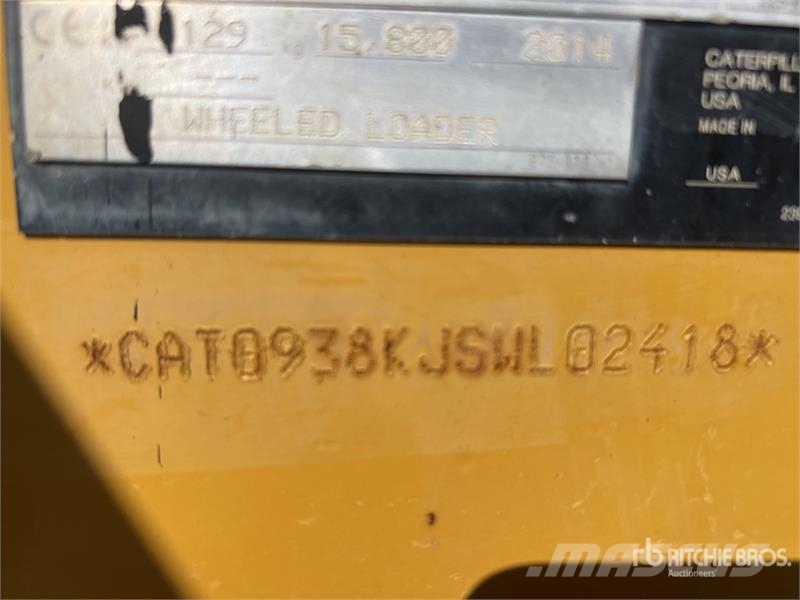CAT 938K Chargeuse Sur Pneus Wheel Loader 輪胎式裝載機