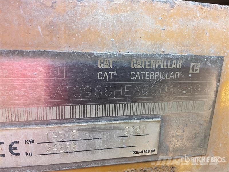 CAT 966 H High Lift Wheel Loader Φορτωτές με λάστιχα (Τροχοφόροι)