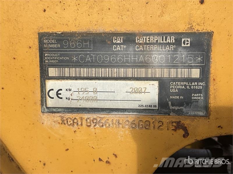 CAT 966 H Wheel Loader Wheel loaders