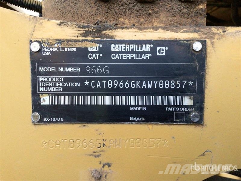 CAT 966G 輪胎式裝載機