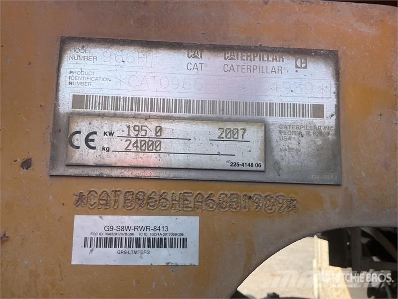 CAT 966H High Lift Wheel Loader Gumikerekes homlokrakodók