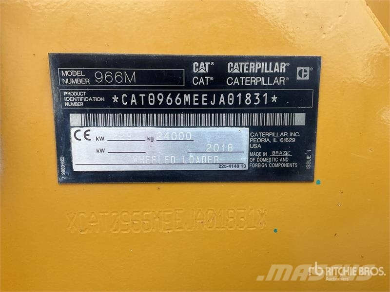 CAT 966M Wheel Loader Utovarivači na kotačima