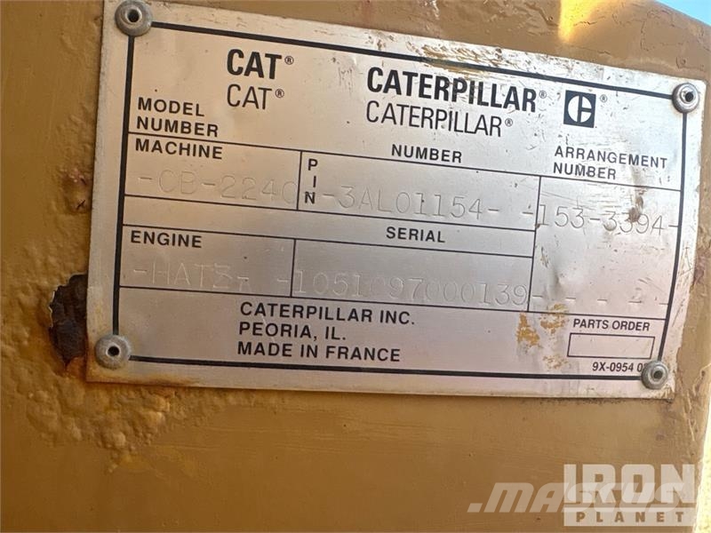 CAT CB224C Combination Roller Kombinált hengerek