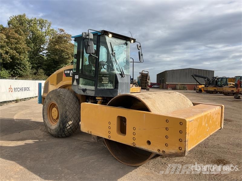CAT CS78B Smooth Drum Compactor Enkelt tromle