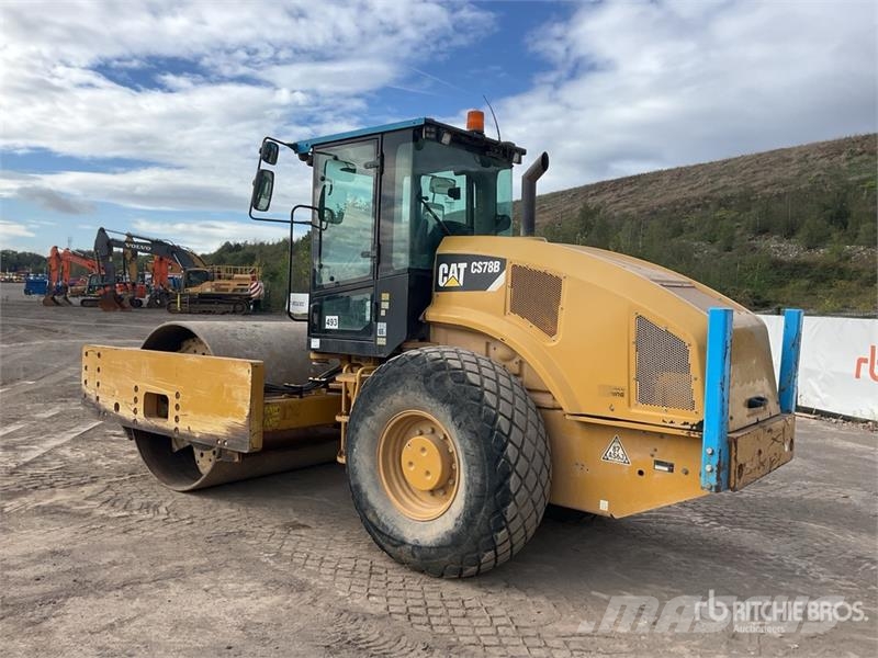 CAT CS78b Smooth Drum Compactor Single drum rollers