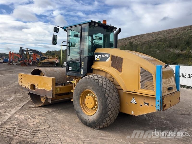 CAT CS78B Smooth Drum Compactor Enkelt tromle
