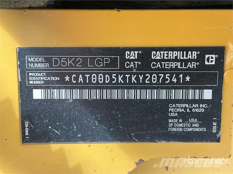 CAT D5K2 LGP Kāpurķēžu buldozeri
