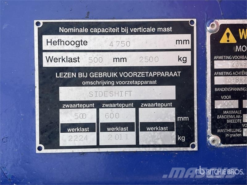 CAT EP25K-PAC 2500 kg Electric Forklift (Inoperable) Elektrostapler