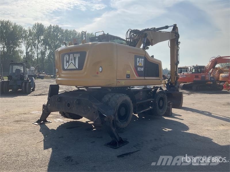 CAT M314F Wheel Excavator Pelle sur pneus