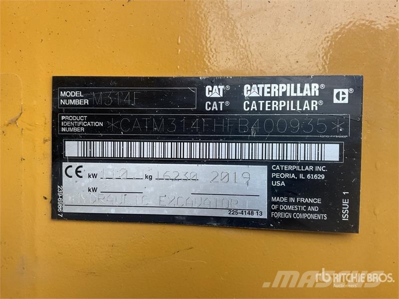 CAT M314F Wheel Excavator Wheeled excavators