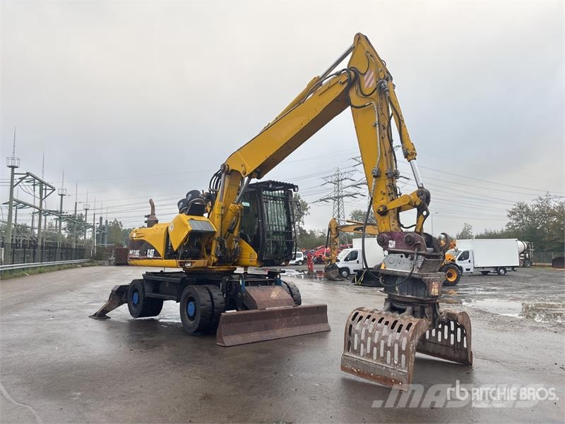 CAT M318C Wheel Material Handler Muu