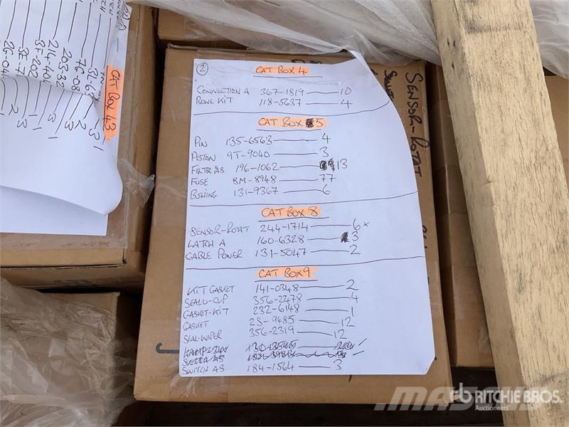 CAT of (1) Pallets of Cat Parts Other components