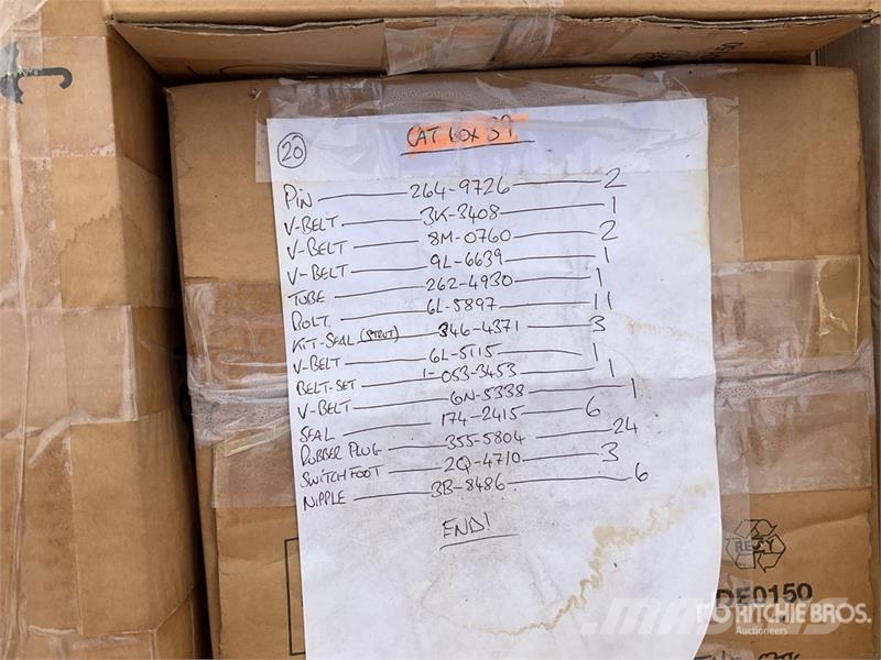 CAT of (1) Pallets of Cat Parts Other components