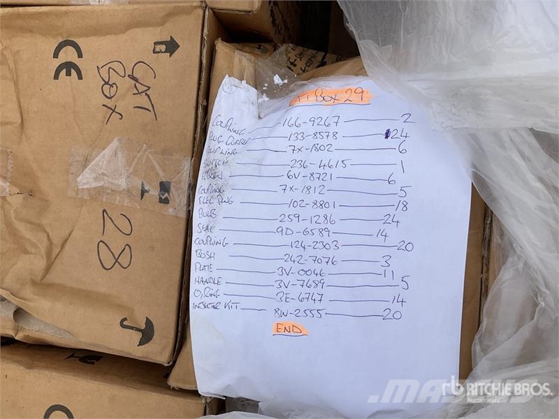 CAT of (1) Pallets of Cat Parts Other components