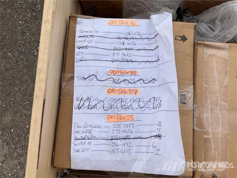 CAT of (1) Pallets of Cat Parts Other components