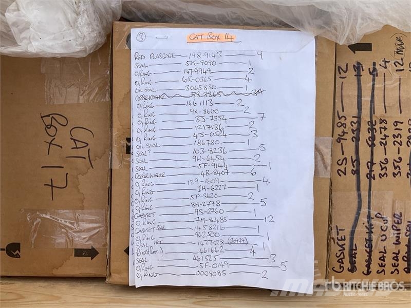CAT of (1) Pallets of Cat Parts Other components
