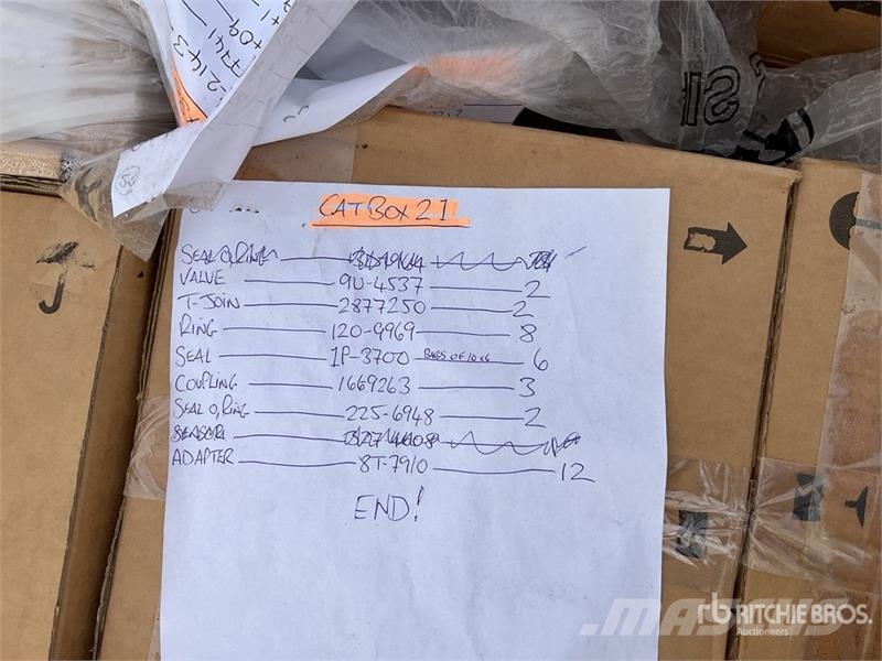 CAT of (1) Pallets of Cat Parts Other components