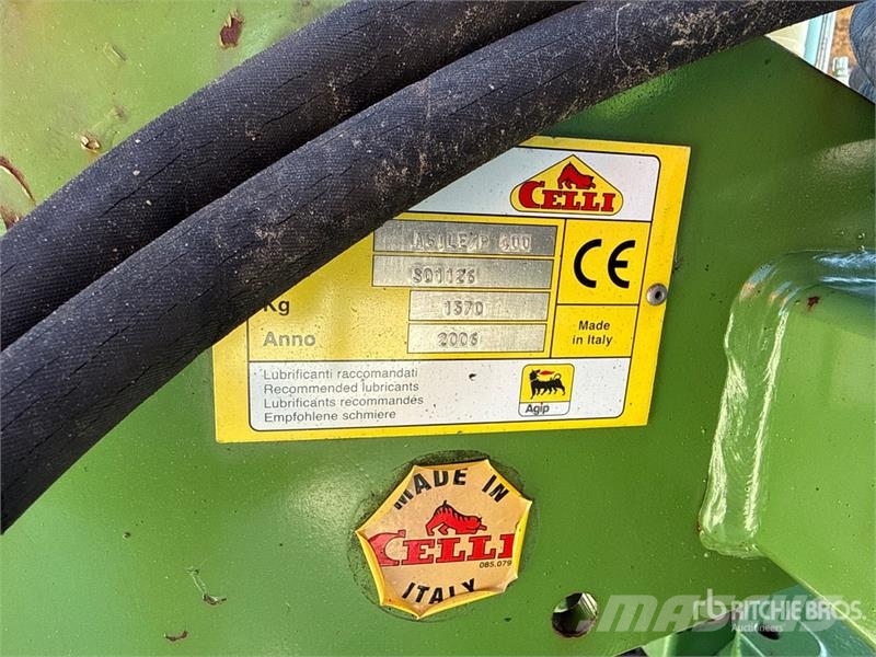 Celli Agile P400 Rotary Tiller Grades mecânicas e moto-cultivadores