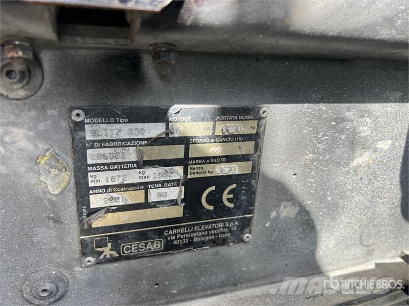 Cesab Blitz 350 3500 kg Electric Forklift Electric forklifts