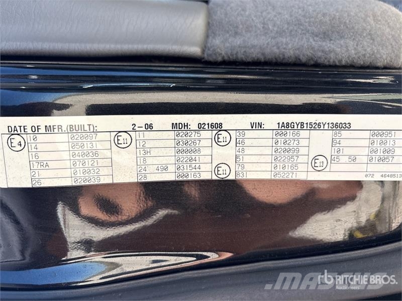 Chrysler Grand Voyager 6 Passenger Van Panel vanlar