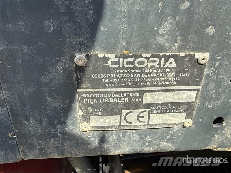 Cicoria HD1270T Square Baler محزمات مربعة