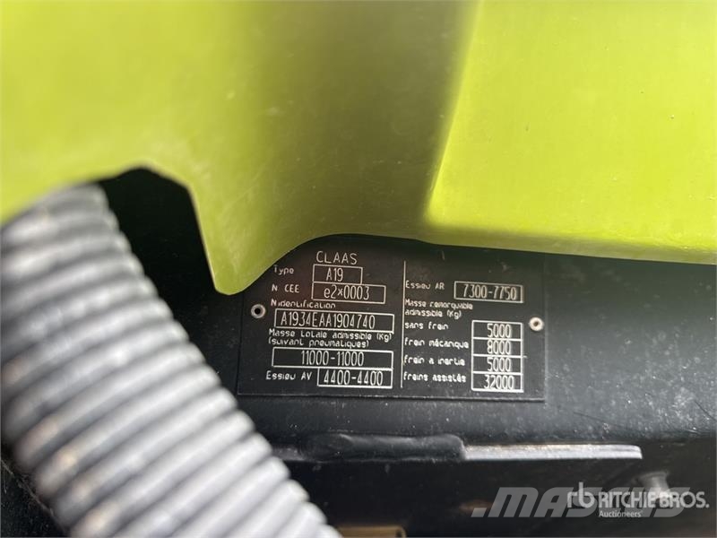 CLAAS Arion 640 4x4 Tracteur Agricole Hexashift 4WD Trac Traktoriai
