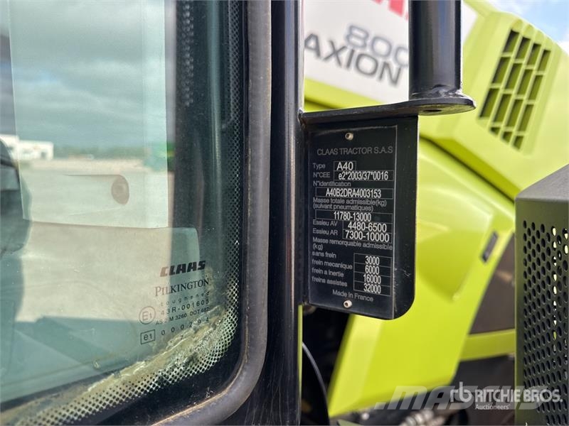 CLAAS Axion 800 4x4 Tracteur Agricole 4WD Tractor Traktoren