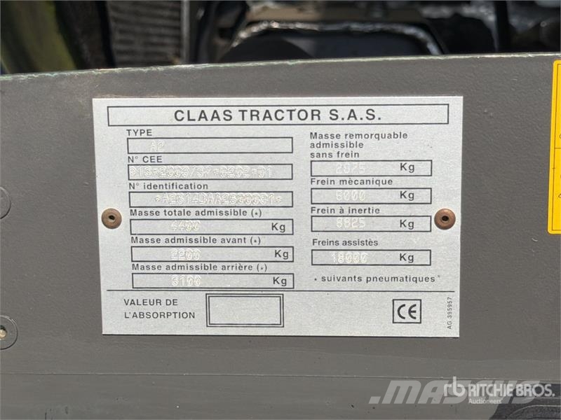 CLAAS Nexos 220VL 4WD Tractor Trattori