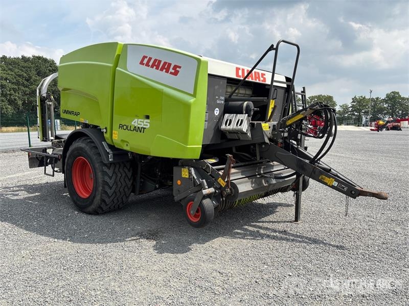 CLAAS Rollant 455 RC Uniwrap Combination Baler Wrapper Wikkelaars
