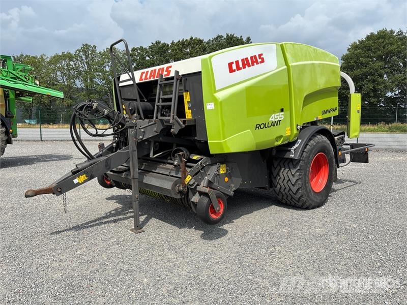 CLAAS Rollant 455 RC Uniwrap Combination Baler Wrapper Wikkelaars