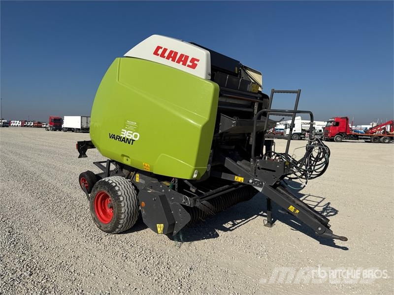 CLAAS Variant 360 Round Baler Ritinių presai