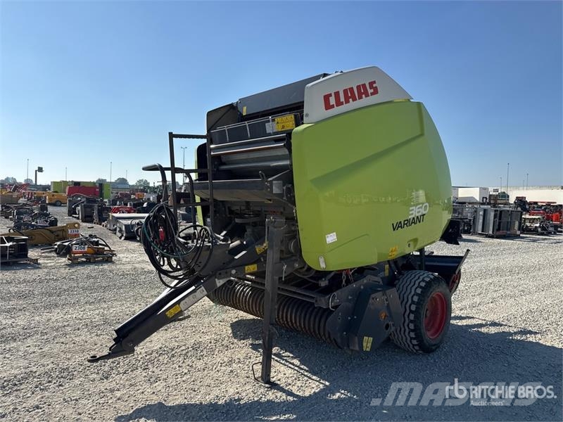 CLAAS Variant 360 Round Baler Ritinių presai