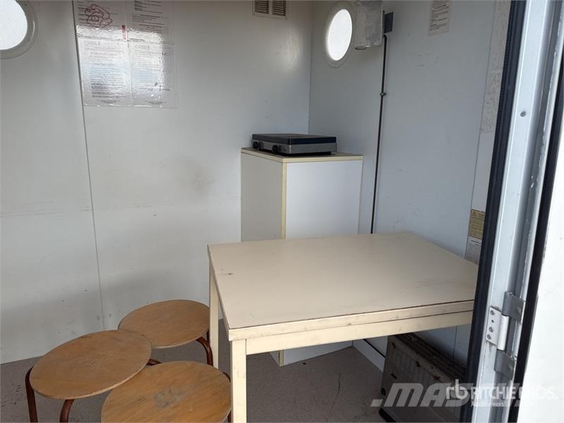 CNSE Bungalow De Chantier 1 Essieu S/A Roadwork Cabin Alte remorci