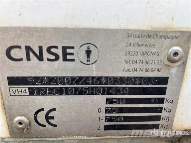 CNSE Bungalow De Chantier Roadwork Cabin Ostale prikolice