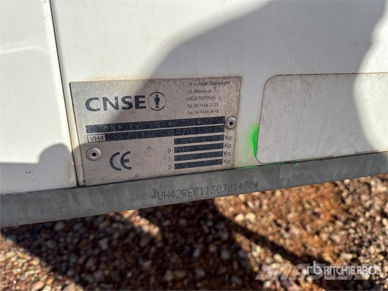 CNSE Bungalow De Chantier Roadwork Cabin Alte remorci