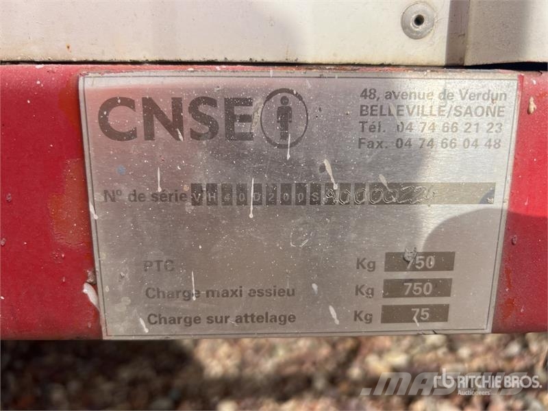 CNSE Bungalow De Chantier Roadwork Cabin Інші причепи