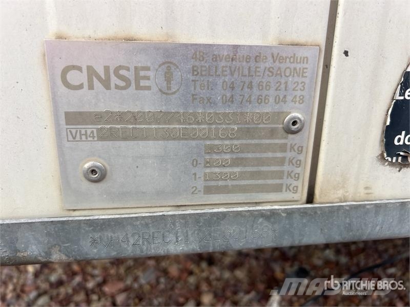 CNSE Bungalow De Chantier Roadwork Cabin (Inoperable) Інші причепи