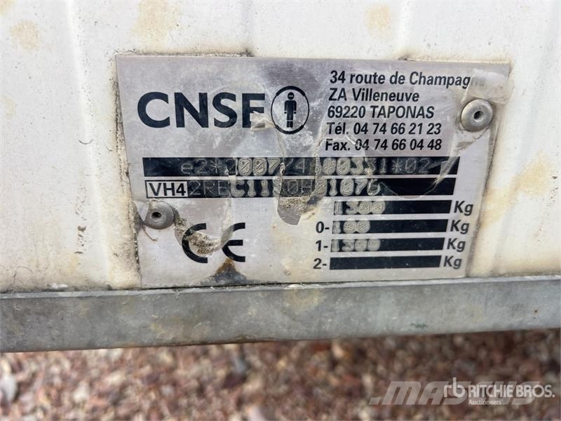 CNSE Bungalow De Chantier Roadwork Cabin Інші причепи