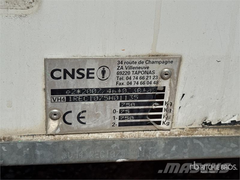CNSE S/A Bungalow De Chantier Roadwork Cabin Další přívěsy
