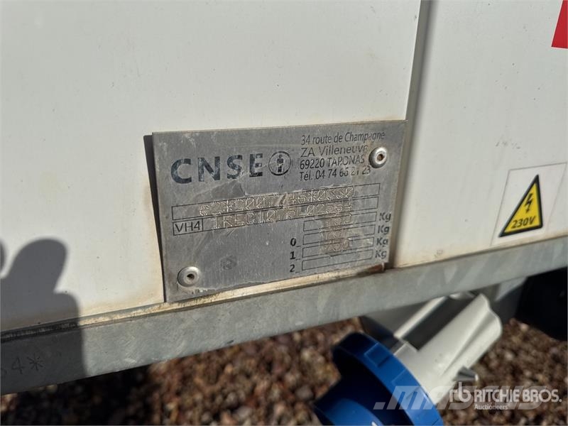 CNSE S/A Bungalow De Chantier Roadwork Cabin Alte remorci