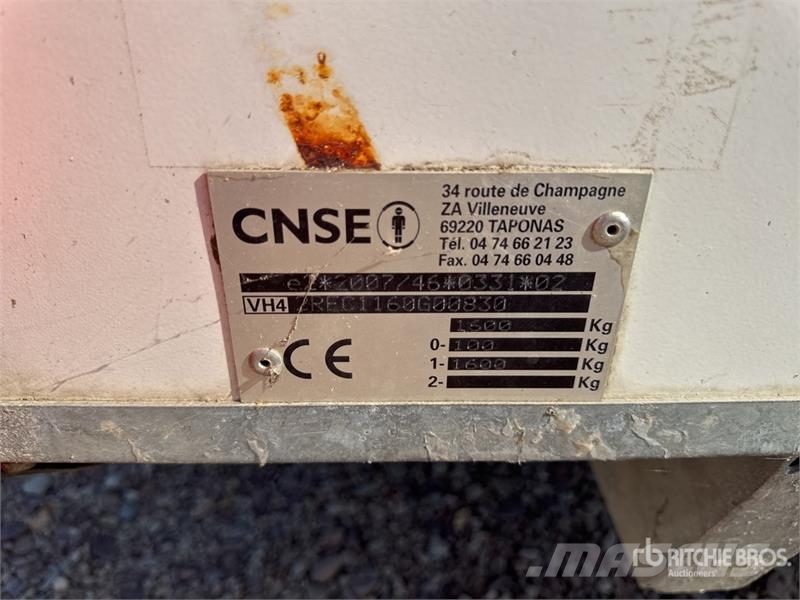 CNSE S/A Bungalow De Chantier Roadwork Cabin Další přívěsy